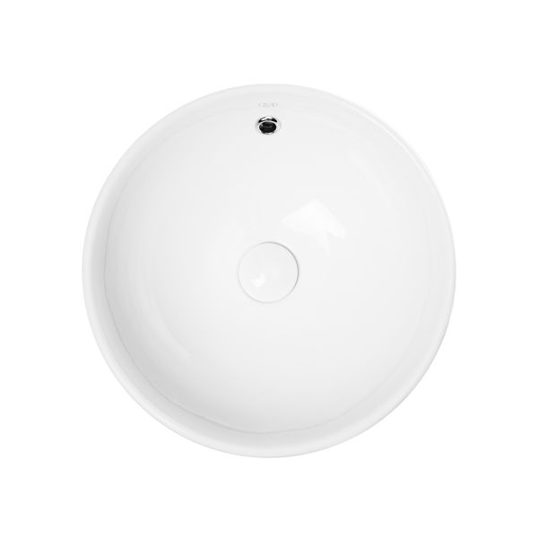 Раковина-чаша Qtap Robin 410х410х180 White с донным клапаном QT1311A004W SD00045946 фото