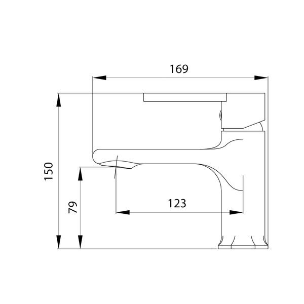 Змішувач для раковини Qtap Taurus QTTAU270CRM45659 Chrome SD00051783 фото