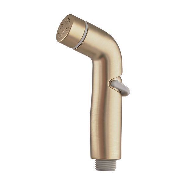 Змішувач настінний з гігієнічним душем Zerix Rex-222 Brushed Gold з нерж.сталі (Колір мат.золото) (ZX6122) ZX6122 фото