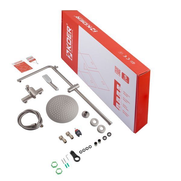 Душевая колонна со смесителем Koer KB-52028-07, 2 функции (KR5312) KR5312 фото