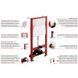 Комплект: MIXXUS PREMIUM ELLIPSE-SET-2101 GRAY Унітаз система змиву TORNADO 3.0+ Інсталяція KOER KT-0404 + панель KT-0604-07 GUN GRAY (MP6668) MP6668 фото 2