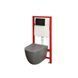 Комплект: MIXXUS PREMIUM ELLIPSE-SET-2101 GRAY Унітаз система змиву TORNADO 3.0+ Інсталяція KOER KT-0404 + панель KT-0604-07 GUN GRAY (MP6668) MP6668 фото 11