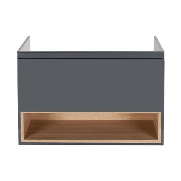 Тумба подвесная Qtap Robin 1000х580х500 GRAPHITE/WHITISH OAK QT1374TPВ1002NGWO SD00050547 фото