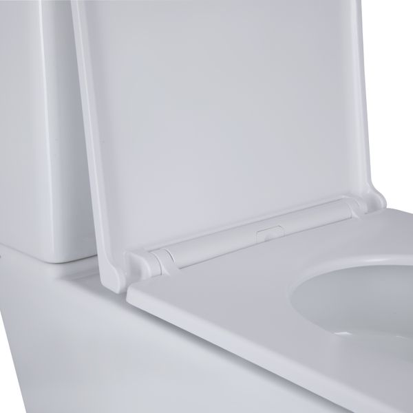 Унитаз-компакт Qtap Cardinal Ultra Quiet безободковый с сиденьем Soft-close QT04222168AUQ3W SD00051950 фото