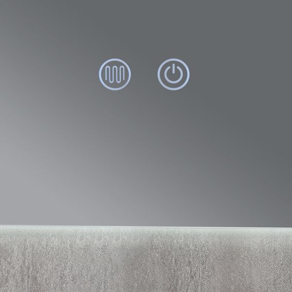 Дзеркало Qtap Taurus (TA1) 800&times;700 мм з LED-підсвічуванням Touch, з антизапотіванням, з димером, рег. темп. кольору (3000-6500K) QTTAU80070048954 SD00055078 фото