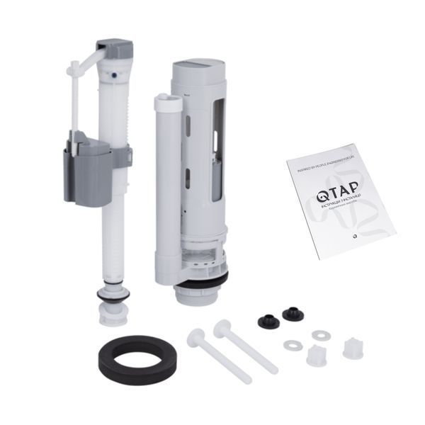 Унитаз-компакт Qtap Cardinal Ultra Quiet безободковый с сиденьем Soft-close QT04222168AUQ3W SD00051950 фото