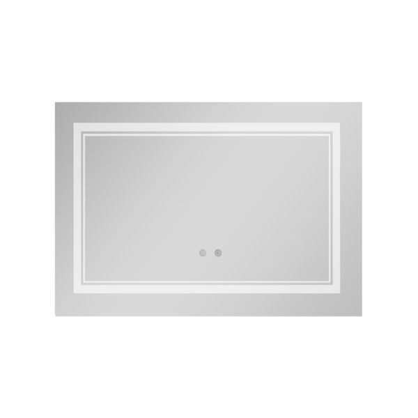 Зеркало Qtap Cardinal (CA1) 800х600 с LED-подсветкой Touch, с антизапотеванием, с диммером, рег. темп. цвета (3000-6500K) QT0478C8060 SD00054580 фото