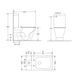 Унитаз-компакт Qtap Cardinal Ultra Quiet безободковый с сиденьем Soft-close QT04222168AUQ3W SD00051950 фото 2
