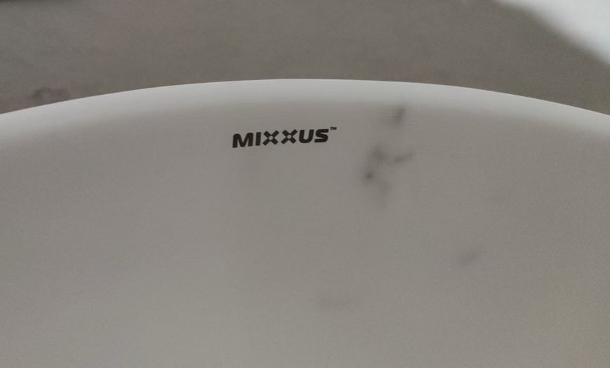 Раковина накладная MIXXUS PREMIUM ELLIPSE-0108 MARBLE 400х330х145mm (MP6526) MP6526 фото