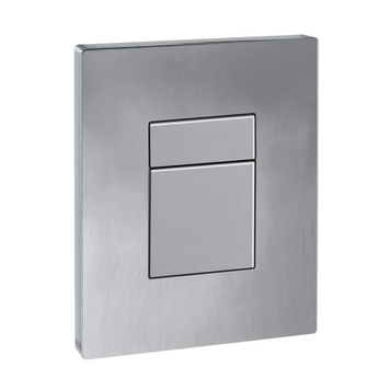 Панель змиву Koer KT-0607-02 157x198x3mm пластикова, кнопка квадратна (SS Color) (KR6239) KR6239 фото