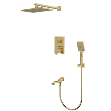 Вбудована душова система Mixxus Premium DALI 009 INNER BOX Brushed Gold (MI6767) MI6767 фото