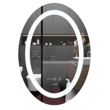 Зеркало Mixxus PLAIN MV02-60x80 с Led Touch, Anti-fog, димером, регулятором яркости, часами (MI6933) MI6933 фото