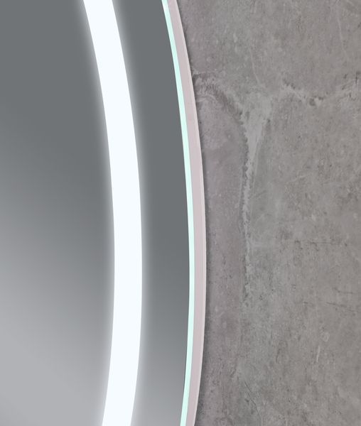 Дзеркало Mixxus PLAIN MV02-60x80 з Led Touch, Anti-fog, димером, регулятором яскравості, годинником (MI6933) MI6933 фото