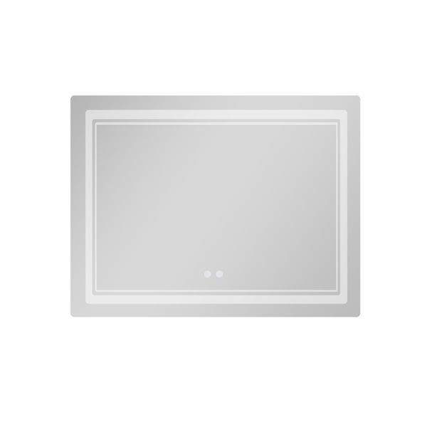Дзеркало Qtap Cardinal (CA2) 1000х800 з LED-підсвічуванням Touch, з антизапотіванням, з димером, рег. темп. кольору (3000-6500K) QT0478C1008048455 SD00054579 фото