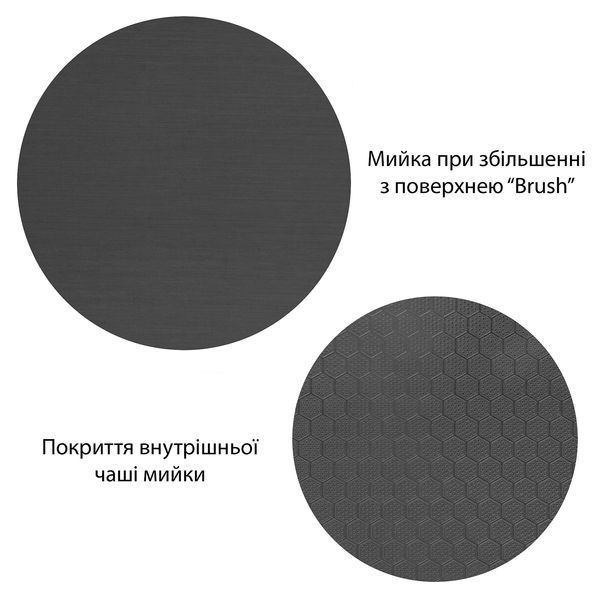 Кухонная мойка Kroner KRP Derby - 6050HM PVD (2,5/0,5 мм) CV027242 фото