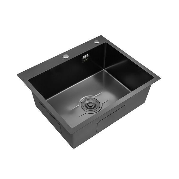 Кухонная мойка Kroner KRP Derby - 6050HM PVD (2,5/0,5 мм) CV027242 фото