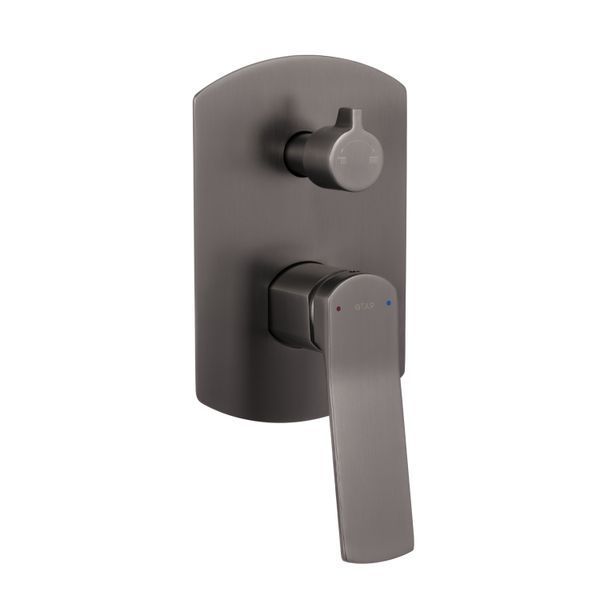 Душова система прихованого монтажу Qtap Slavonice QTSLA113GMB45899 Gunmetal Black PVD, латунь, графіт SD00052023 фото