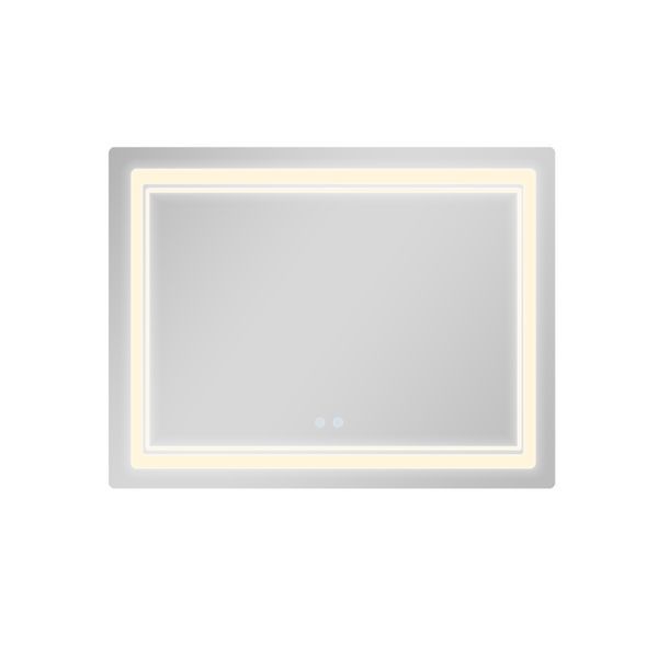 Зеркало Qtap Cardinal (CA2) 1000х800 с LED-подсветкой Touch, с антизапотеванием, с диммером, рег. темп. цвета (3000-6500K) QT0478C1008048455 SD00054579 фото