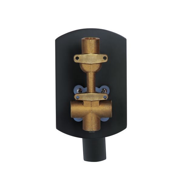 Душова система прихованого монтажу Qtap Slavonice QTSLA113GMB45899 Gunmetal Black PVD, латунь, графіт SD00052023 фото