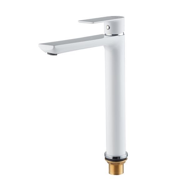 Смеситель для умывальника HAIBA ALEX 001 HIGH WHITE-CHROME (HB9564) HB9564 фото