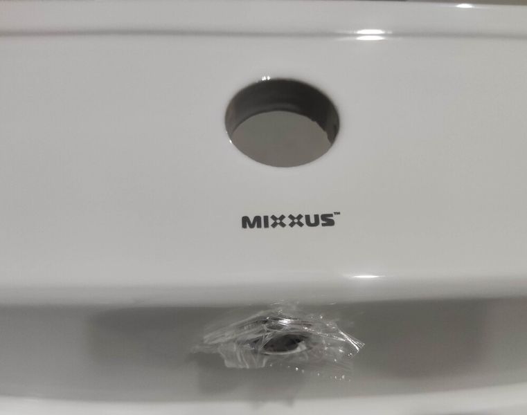 Раковина меблева Mixxus Premium CUBIC-1502 710х460х170mm з отвором під змішувач та переливом (MP6496) MP6496 фото