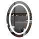 Дзеркало Mixxus PLAIN MV02-60x80 з Led Touch, Anti-fog, димером, регулятором яскравості, годинником (MI6933)