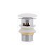 Донний клапан Pop-up для біде з переливом 70х70х110 mm White Qtap