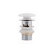 Донний клапан Pop-up для біде з переливом 70х70х110 mm White Qtap SD00049172 фото 2