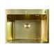 Комплект для кухни Brushed Gold: Мойка Mixxus MH6050 Micro Decor 600х500 мм + Смеситель Koer KI-70004-12 с выдвижным изливом KR220424 фото 3