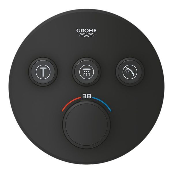 Смеситель скрытого монтажа с термостатом на 3 выхода Grohe Grohtherm SmartControl (29508KF0) 29508KF0 фото