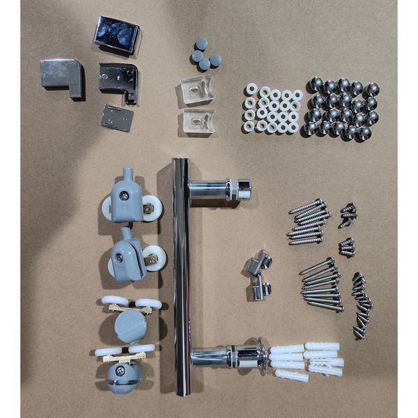 Душова кабіна без піддону MIXXUS HARD SC01-120x80x185-TR CHROME прозоре скло 5мм NEW (MI8369) MI8369 фото