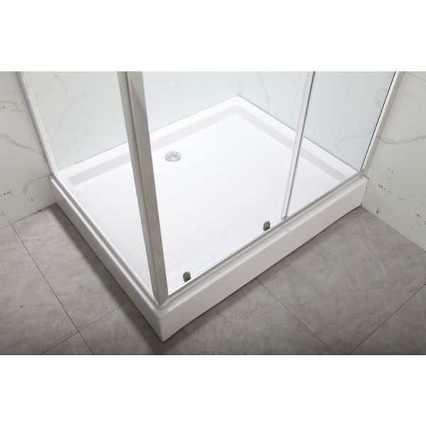 Душова кабіна без піддону MIXXUS HARD SC01-120x80x185-TR CHROME прозоре скло 5мм NEW (MI8369) MI8369 фото