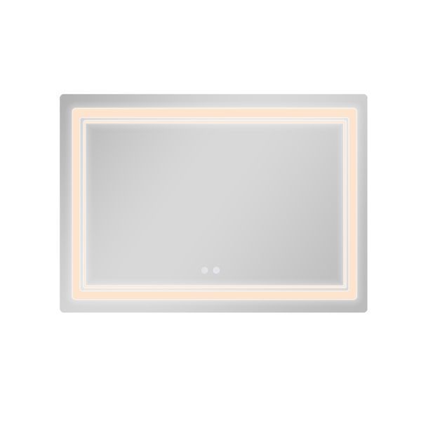 Дзеркало настінне Qtap Cardinal (CA2) 1200х800 мм, прямокутне, з LED-підсвічуванням Touch, антизапотіванням, диммером, рег. темп. кольору (3000-6500K) SD00054578 фото
