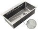 Мийка Zerix ZH7545-SET-05 DECOR NANO-SILVER (3.0/0.8) з нерж. сталі, комплект (нержавійка) (ZM5584) ZM5584 фото 5