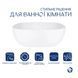 Комплект Qtap Kolibri: Раковина накладная 425x425x140 мм, White, квадратная + Донный клапан Pop-up PU02 SD00054592 фото 3
