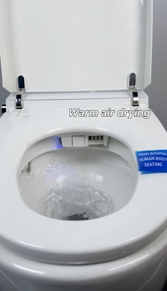 Унитаз-биде напольный электронный KOER TB-0201 Smart 675x400x450 мм, санитарный фарфор, белый, встроенный бак 5 л, пульт ДУ (KR6071) KR6071 фото
