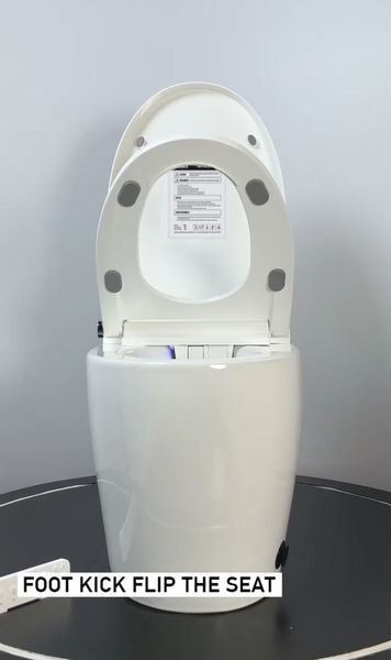 Унитаз-биде напольный электронный KOER TB-0201 Smart 675x400x450 мм, санитарный фарфор, белый, встроенный бак 5 л, пульт ДУ (KR6071) KR6071 фото