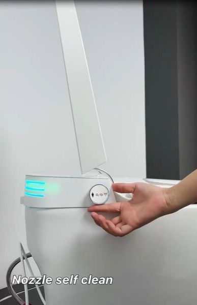 Унитаз-биде напольный электронный KOER TB-0201 Smart 675x400x450 мм, санитарный фарфор, белый, встроенный бак 5 л, пульт ДУ (KR6071) KR6071 фото