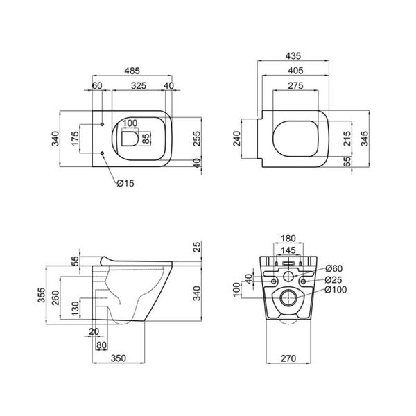 Унитаз подвесной Qtap Tern с сиденьем Soft-close QT1733052EUQW SD00050772 фото