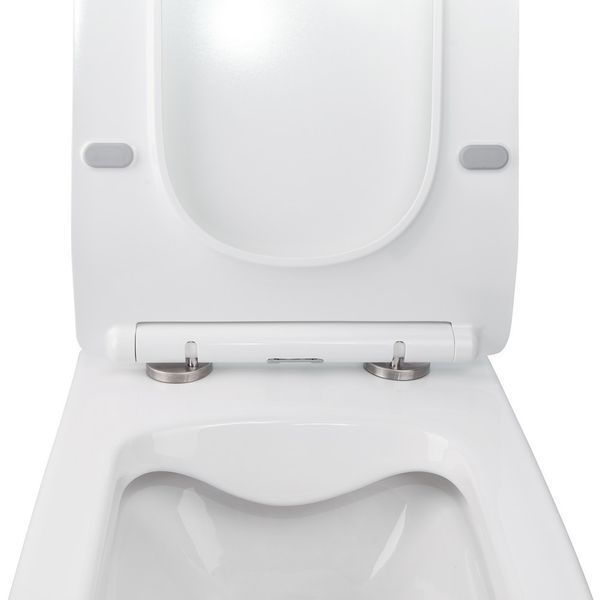 Готове рішення Qtap для ванної кімнати: підвісний унітаз Crow Rimless 520х360х290 + комплект інсталяції Nest 4 в 1 (лінійна клавіша Black mat) SD00042985 фото