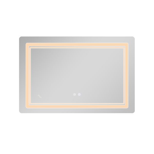 Дзеркало у ванну кімнату Qtap Cardinal (CA2) 800х600 з LED-підсвічуванням Touch, з антизапотіванням, з димером, рег. темп. кольору (3000-6500K) Reverse SD00054581 фото