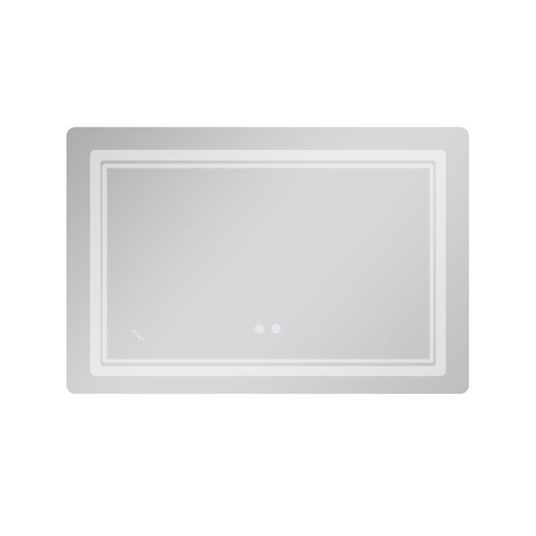 Дзеркало у ванну кімнату Qtap Cardinal (CA2) 800х600 з LED-підсвічуванням Touch, з антизапотіванням, з димером, рег. темп. кольору (3000-6500K) Reverse SD00054581 фото