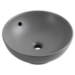 Раковина накладна Mixxus Premium TOPPER-0201 GRAY 410x410x165mm з переливом (MP6649)
