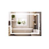 Дзеркало Lidz Kubis (KU1) 700х500 з LED-підсвічуванням Touch, з антизапотіванням, з димером, рег. яскравості LD78LF90448485 SD00054609 фото