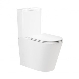 Унітаз-компакт Qtap Scorpio безободковий Ultra Quiet з сидінням Soft-close QT14222125AUQW SD00050897 фото