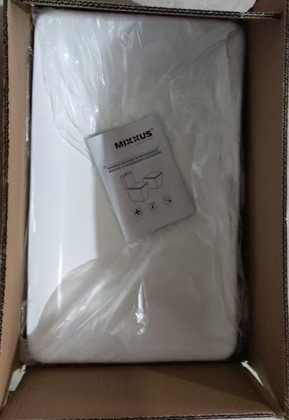 Раковина накладная Mixxus Premium QUADRO-0209 600х370х140mm с переливом (MP6522) MP6522 фото