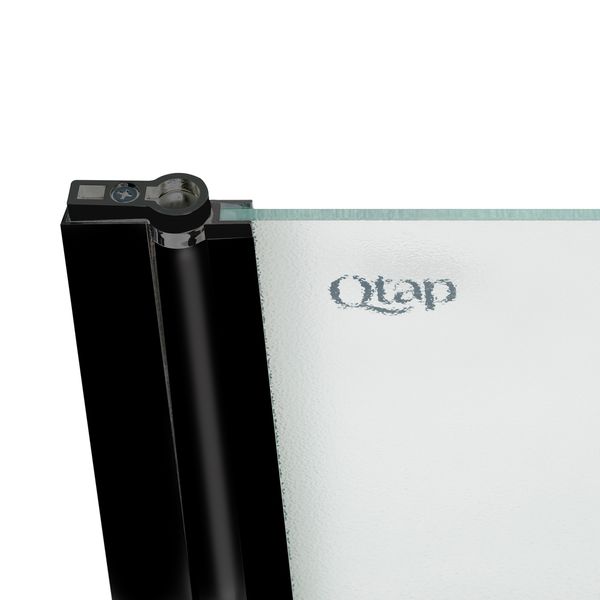 Штора на ванну Qtap Standard BLM407513APL скло Pear 6 мм, 75х130 см, ліва SD00051928 фото