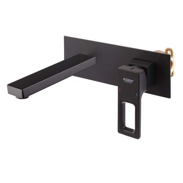 Смеситель для умывальника встраиваемый Koer KB-16009-05 (Цвет черный) (KR5980) KR5980 фото
