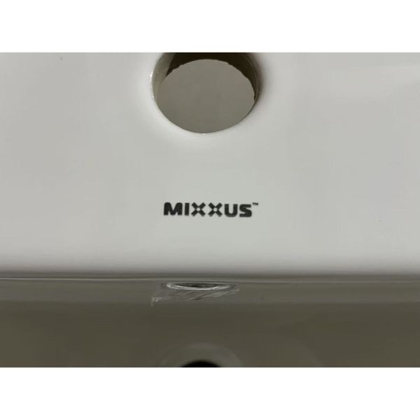 Комплект 3 в 1 WHITE / MATTE GOLD: Меблева раковина MIXXUS STYLE-1502 70х48 см + Змішувач KOER KB-10028-12 + Донний клапан PW-11-12 KRM999194 фото