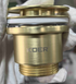 Донный клапан для раковины Koer PW-11-12 1 1/4'' универсальный (с/без перел) СLICK-СLACK (Цвет зол.мат) (KR5794) KR5794 фото 14